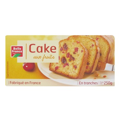 Belle France Fruit Cake Sliced 250g