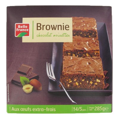 Belle France Chocolate Hazelnut Brownie 285g