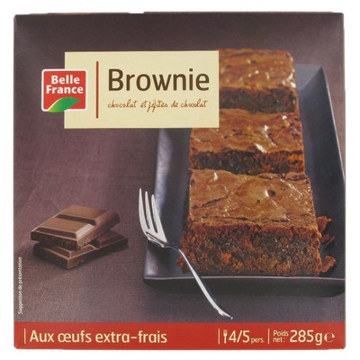 BROWNIE CHOCOLAT PEPITES DE CHOC BF ETUI 285 G