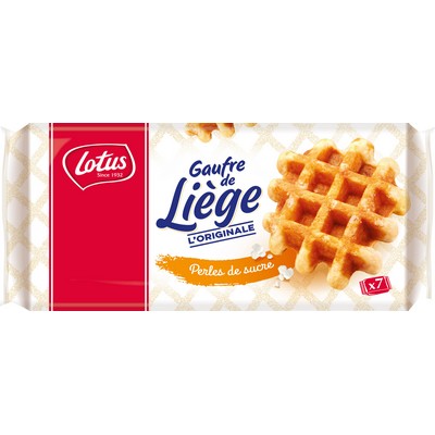 LOTUS Liège Waffle with Sugar Pearls 315g (7x1pc)