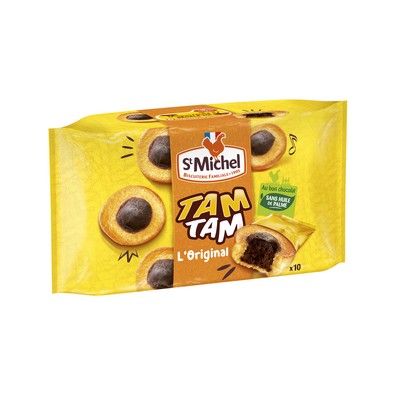 ST MICHEL - GÂTEAUX TAMTAM L'ORIGINAL X10 SACHETS INDIVIDUELS -LE PAQUET DE 275G