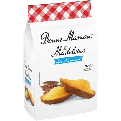 BONNE MAMAN - MILK CHOCOLATE MADELEINES X10 - 300G