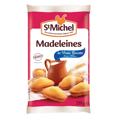 ST MICHEL PETITES MADELEINES AUX ŒUFS FORMAT PARTAGE - LE PAQUET DE 250G