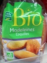 Organic Shell Madeleine x10 Belle France 250g Sachet