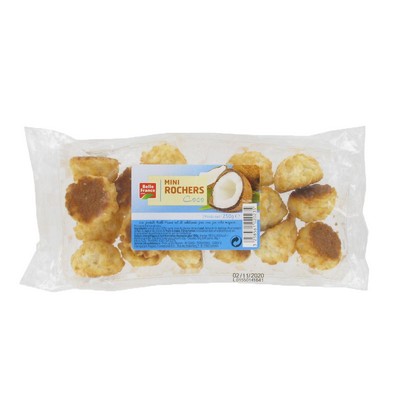 Mini Coconut Rochers Belle France Tray 250g