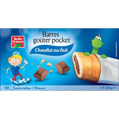 Belle France Pocket Milk Chocolate Snack Bars x10 295g