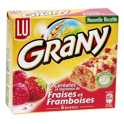 Grany Fraises Framboises 108g