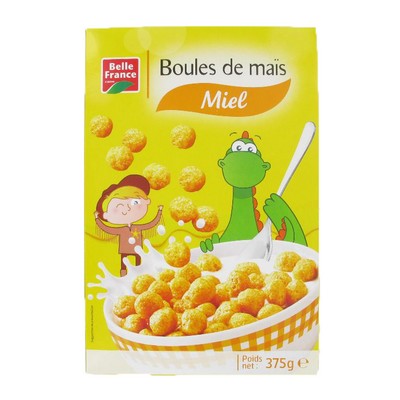 Honey Corn Puffs Belle France Box 375g