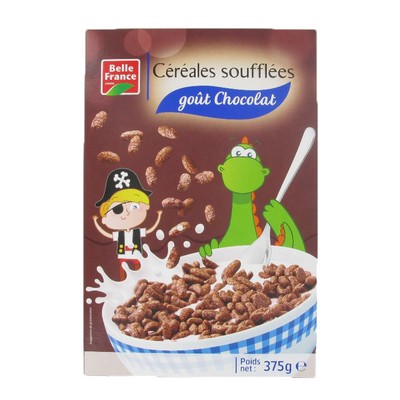 CEREALE SOUFFLEE AU CHOCOLAT BF ETUI 375 G