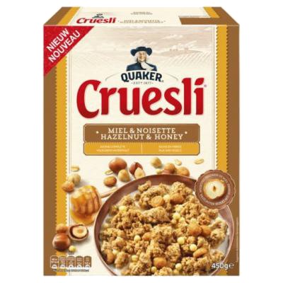 Quaker Cruesli Honey & Hazelnut 450g