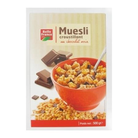 MUESLI CROUSTILLANT AU CHOCOLAT NOIR BF ETUI 500 G