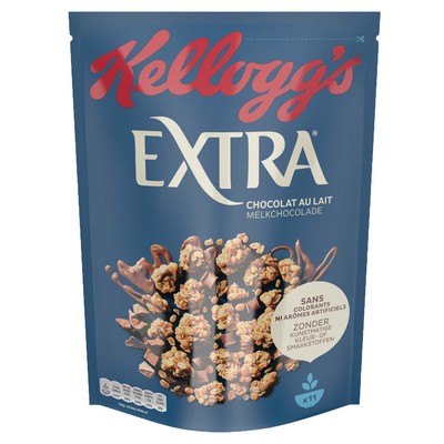 Céréales Extra Kellogg's Granola Chocolat au Lait - 500g