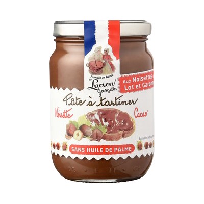 PATE A TARTINER AUX NOISETTES DU LOT ET GARONNE ET CACAO 280G