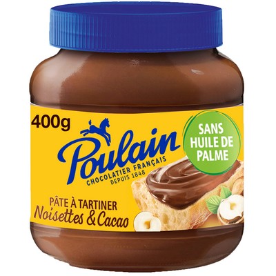 Poulain Pâte à tartiner Cacao Noisettes 400g