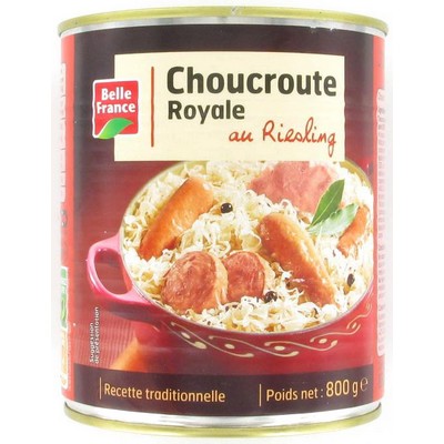 Royal Sauerkraut with Riesling Belle France Can 800g