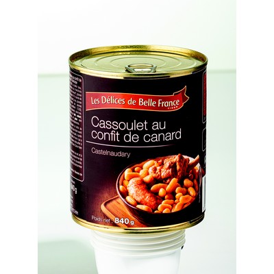 CASSOULET AU CONFIT CANARD DBF BOITE 4/4 840 G