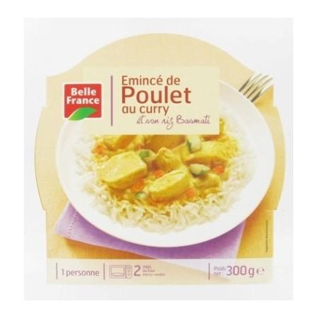 EMINCE POULET AU CURRY RIZ BF BARQ 300 G