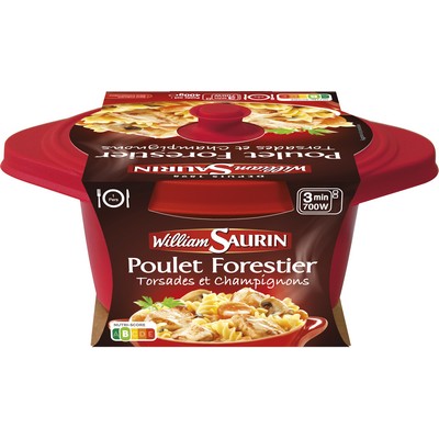 WILLIAM SAURIN - COCOTTE POULET SAUCE FORESTIERE 400g