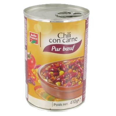 CHILI CON CARNE BF BOITE 1/2 400 G