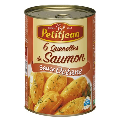 PETITJEAN - QUENELLES DE SAUMON SAUCE OCEANE 400 G