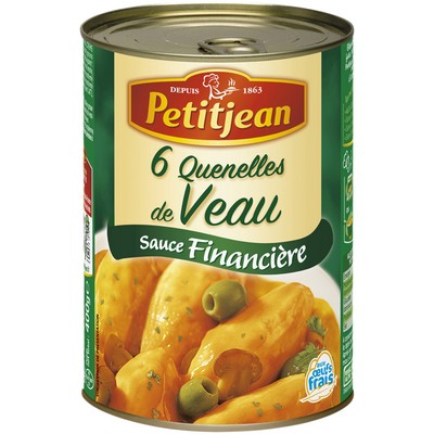 PETITJEAN - VEAL QUENELLES WITH FINANCIÈRE SAUCE 400G