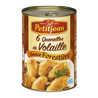 PETITJEAN - Chicken Quenelles with Forest Mushroom Sauce 400g