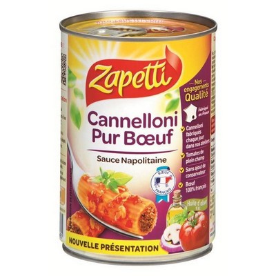 ZAPETTI 100% Beef Cannelloni 400g