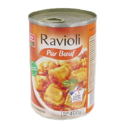 Pure Beef Ravioli Belle France 400g – 1/2 Can