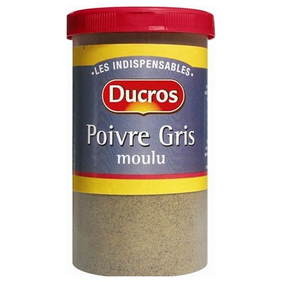 Ducros GROUND GREY PEPPER Blend of Origins 90g