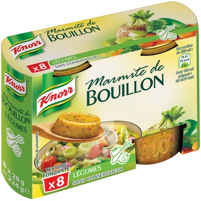 Knorr Marmite Bouillon de Légumes 8 Capsules 224g