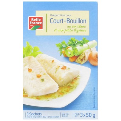 White Wine Court Bouillon Mix x3 Belle France 150g