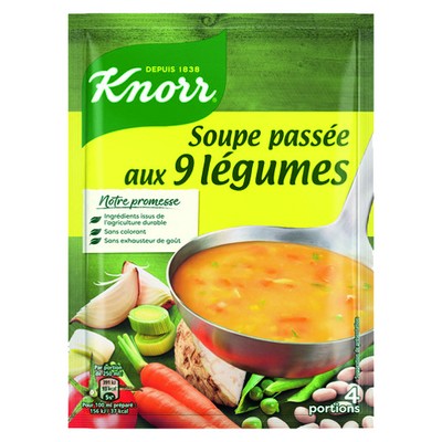 4PLATES GRATED 9VEG.SOUP KNORR