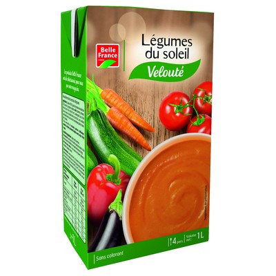 Sunny Vegetable Velouté Belle France 1L Carton