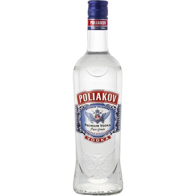 Vodka POLIAKOV Pure Grain Triple Distilled 70cl 37.5°
