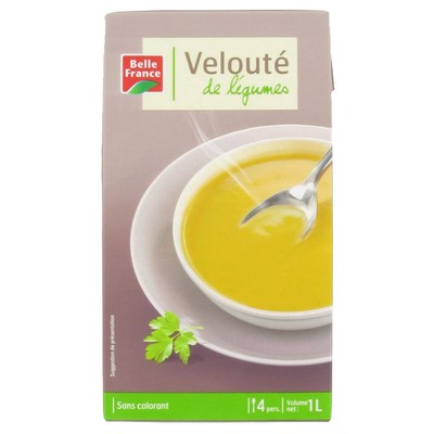 Belle France Vegetable Velouté 1L Carton