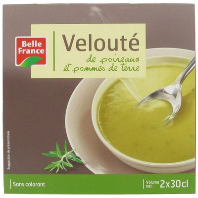VELOUTE DE POIREAUX ET PDT BF BRIQUETTE 2 X 30 CL