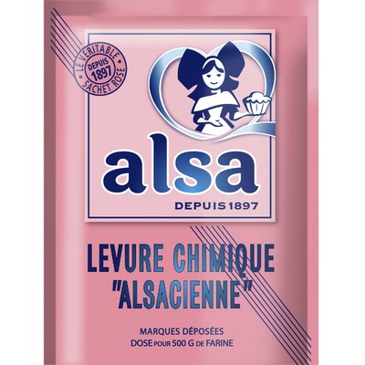 Alsacienne Baking Powder Alsa 8 Sachets 88g