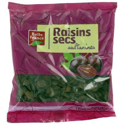 BAG OF DRIED RAISIN SULT.250G BF