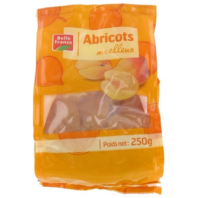 Soft Dried Apricots BF 250g Bag