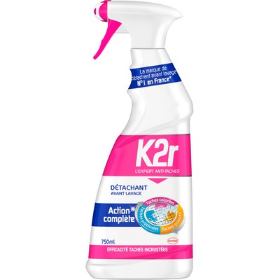 K2r Détachant Avant-Lavage pistolet 750ml 
