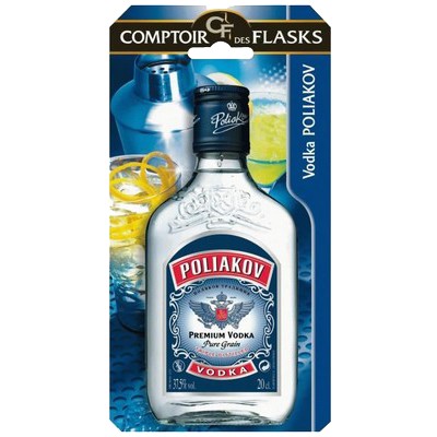Blister Vodka POLIAKOV Flask 20cl 37.5°