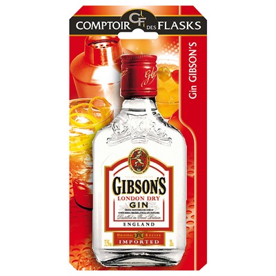 FLASK 20CL GIN GIBSON