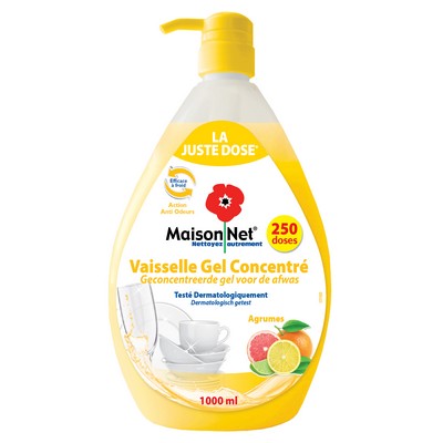 VAISSELLE GEL MAISON NET AGRUMES 1L