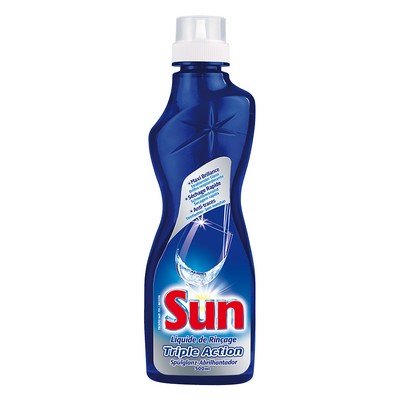 SUN Liquide de Rinçage Lave-Vaisselle Classic Triple Action 500ml