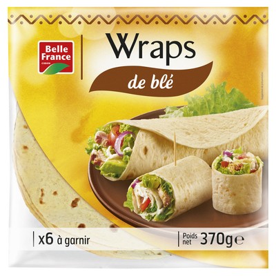 Plain Wheat Wraps to Fill BF 370g