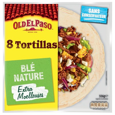 Old El Paso Tortillas De Ble 326g