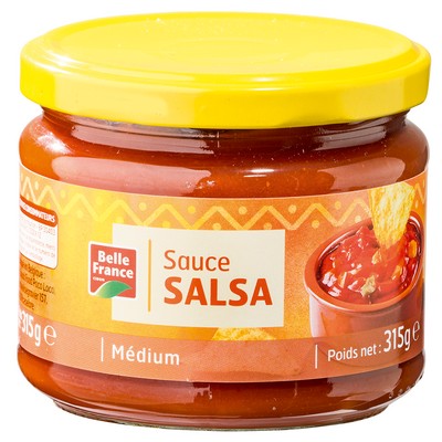 Medium Salsa Belle France Glass Jar 315g