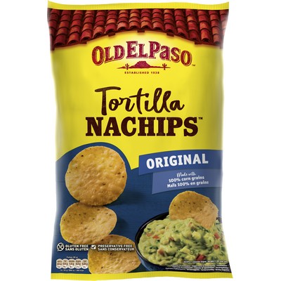 Old El Paso Chips Std Crunchy Nachips 185g