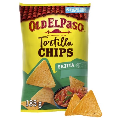 Old El Paso Fajita Tortilla Chips 185g