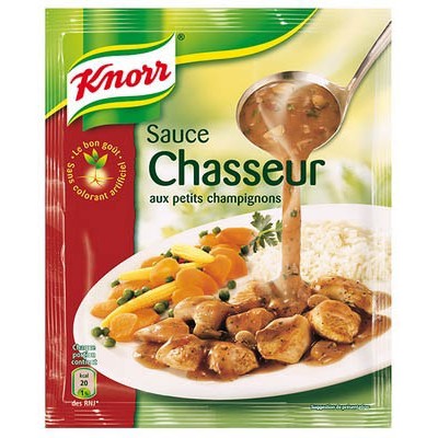 Knorr Sauce Déshydratée Chasseur aux Petits Champignons 23g